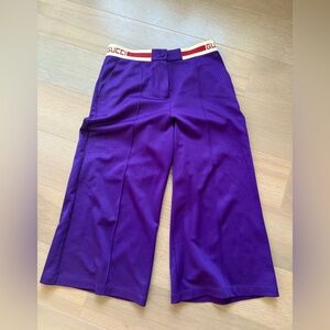 Gucci Vibrant Purple Trousers